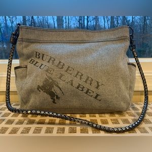 Authentic BURBERRY crossbody/sling blue label bag